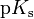 \mathrm{p}K_\mathrm{s}