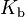 K_\mathrm{b}