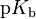 \mathrm{p}K_\mathrm{b}
