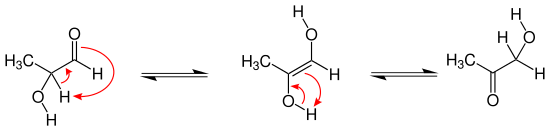 Ketol-Endiol-Tautomerie