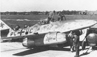 Me 262 V-3 noch mit Spornrad