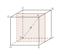 Quadrat als Schnittfläche