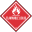 Label for dangerous goods - class 3