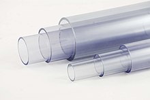 PVC-U Druckrohr Transparent