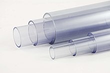 PVC-U Druckrohr Transparent