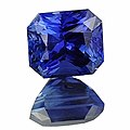 Blauer Saphir, Radiant-Schliff, 1,15 ct