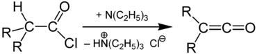 Synthese von Ketenen