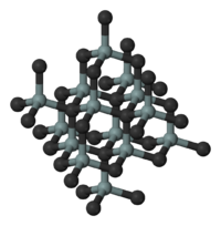Strukturformel von Siliciumcarbid