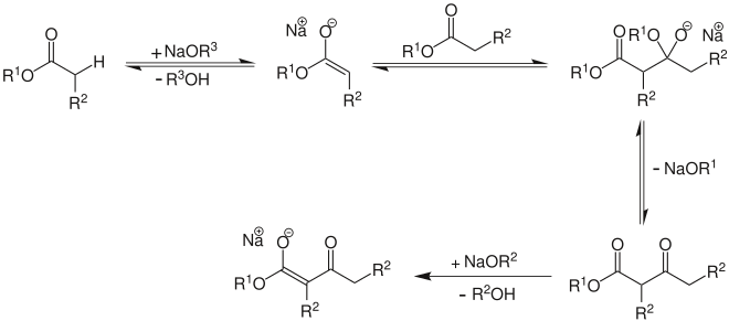 Synthese von β-Ketoester durch eine Claisen-Kondensation