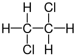 Valenzstrukturformel von 1,2-Dichlorethan