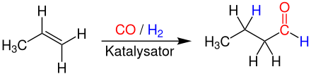 Synthese von Butanal