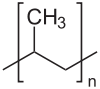 Strukturformel Polypropylen