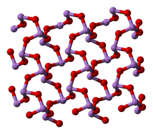 Kristallstruktur von Arsentrioxid