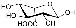 Strukturformel von Iduronsäure