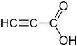 Propiolic Acid Structural Formula.svg