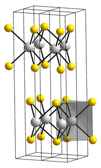 Kristallstruktur Molybdän(IV)-sulfid