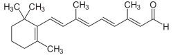 Strukturformel von 11-cis-Retinal