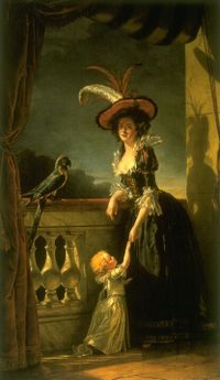 Madame Louise-Elisabeth mit ihrem Sohn, 1788